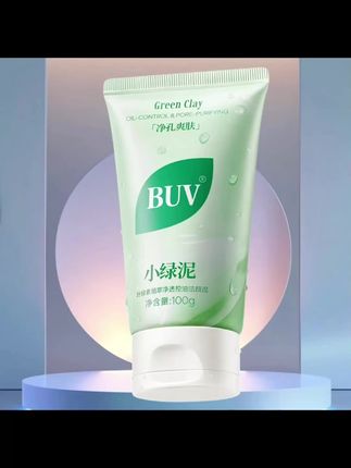 【黄子韬代言】BUV叶绿素植萃净透控油洁颜泥细腻毛孔去黑头洗面奶#洗面奶 #叶绿素洗面奶 #叶绿素洁面泥 #洁面泥 #控油洗面奶