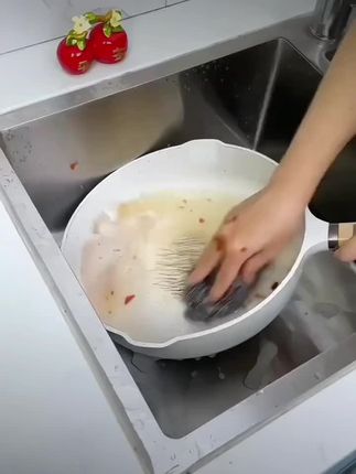 【新疆包邮】洗锅刷子:/ 多功能清洁球钢丝球洗锅餐具便捷刷洗洗洁精】