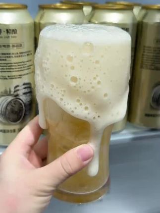 轩博精酿白啤基础款11°P麦芽度白啤500ML*18罐-S
