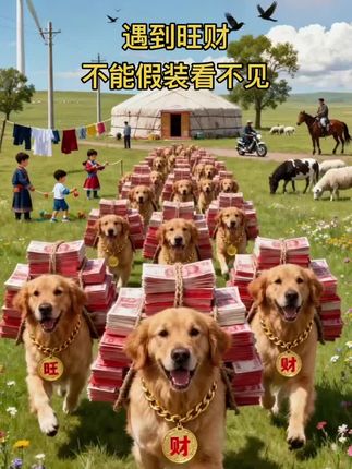 旺财来啦 #狗狗#旺财很旺财 #狗来富 #狗来财