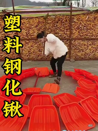 【拍一发二】耐磨塑料铲子钢化塑料锹加厚雪铲粮食铲颜色随机发#塑料钢化锹 #强烈推荐 #农具 @DOU+小助手