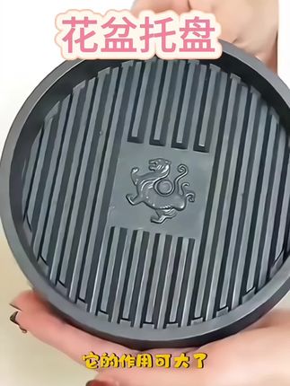 家里绿植烂根积水的,试试这个一块钱一个的花盆沥水托盘#托盘 #花盆托盘 #沥水托盘 #好物推荐🔥 #绿植
