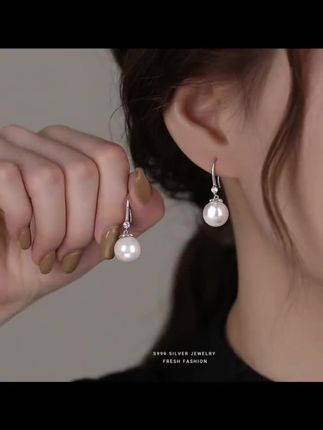 足银耳饰耳钩女流苏耳坠高级感轻奢气质养耳洞耳饰