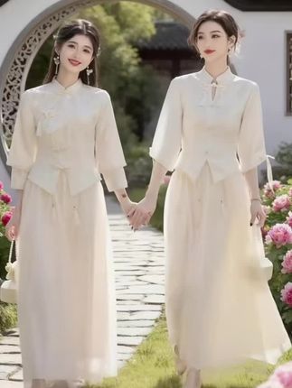 #中式伴娘服 #伴娘服推荐 #国风古韵#结婚伴娘服 #谁穿谁漂亮