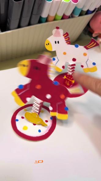 自制马年摇摇马 #自制 #手工 #马年 #diy