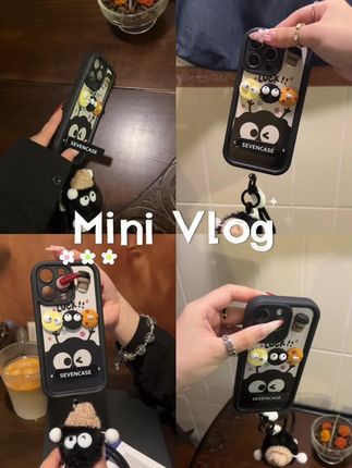姐妹们快看!煤球崽崽开会啦,爬满你的手机,萌化你的心❤️#好物推荐🔥 #夏日小清新手机壳推荐 #仙女必备 #手机壳 #ins手机壳