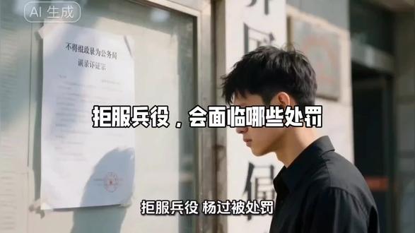 拒服兵役会面临哪些处罚