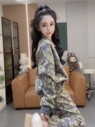 2025秋季新款时尚显瘦气质网红高档套装女高级百搭宽松大码两件套