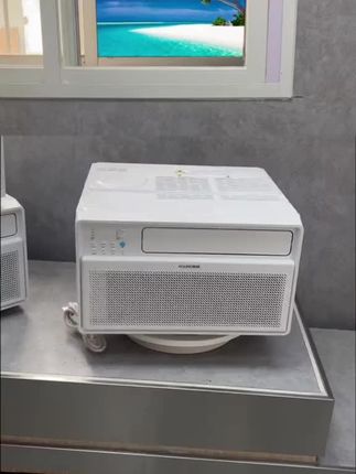 【博菱变频窗式空调1.5匹窗机免安装家用小型移动空调制冷一体机1匹】#变频式窗式空调