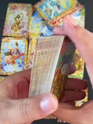 哪吒2之魔童闹海卡片110张黄金卡全套不重复全闪收藏敖丙稀有卡牌#哪吒 #黄金卡 #卡片 #哄娃神器
