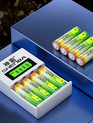 神霸5号充电电池7号KTV话筒相机玩具七五号大容量可充电器套装#电池 #充电电池 #玩具电池 #电池推荐#haowu1tuij1