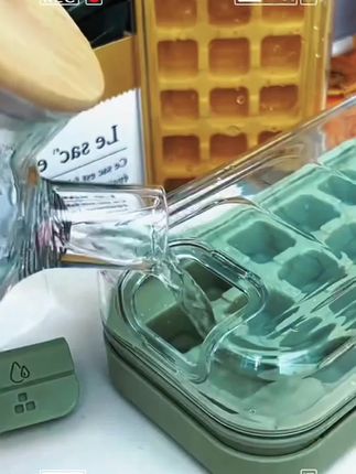 0触冰块模具冰格食品级按压制冰盒家用冰箱自制冰块储存盒神器#方便实用好物分享