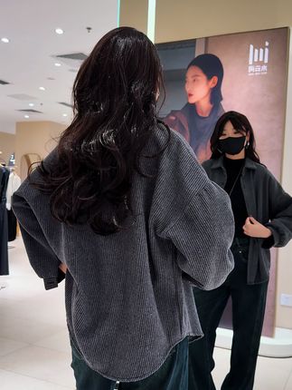#时尚休闲穿搭 #梨形身材穿搭 #显瘦遮肉 #衬衣外套女