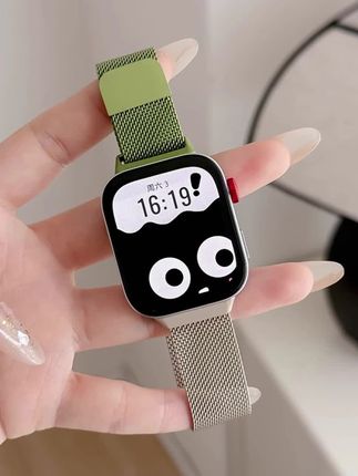 手表表带渐变色腕带#华为手表带#米兰尼斯表带#手表带#磁吸表带#米兰尼斯磁吸表带