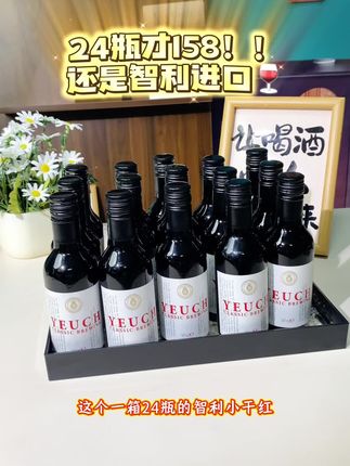 现在一箱24瓶智利经进口葡萄酒才158!!#好喝不贵 #微醺时刻 #葡萄酒 #好物推荐🔥 #进口红酒