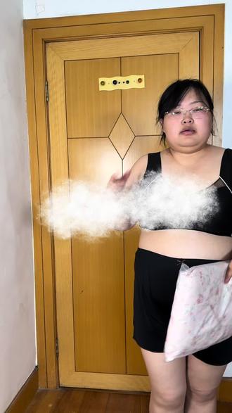 158 183斤真胖女生蜜桃酱粉色裙子测评 #大码甜妹 #真胖女生 #胖妹妹 #大码测评 #大码女装测评