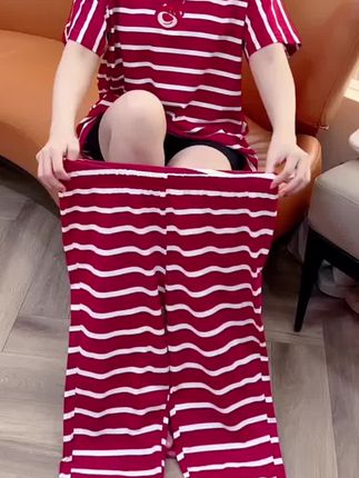 #家居服套装 #面料柔软舒适 #家居服分享 #在家也要美美哒 #睡衣家居服 @小店随心推