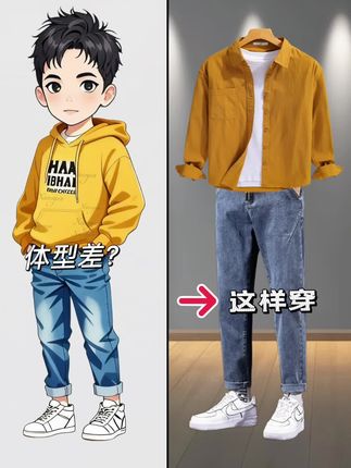 #男士牛仔裤 #ootd穿搭 #男生穿搭#会穿搭的男生有多加分 #潮流穿搭
