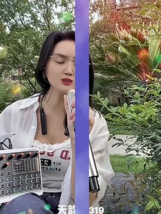 TIANYUN新款天韵TY-319数字无线动圈麦克风防啸叫防噪音充电款#热门#好物