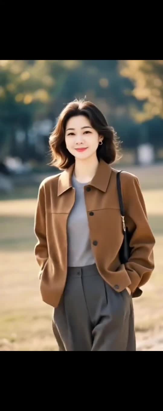 纯棉休闲宽松短款外套女2025年春秋季新款洋气显瘦减龄夹克上衣潮@DOU+小助手