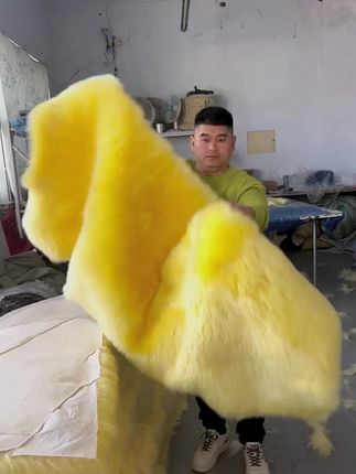 #羊皮褥子 #床上用品