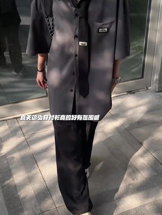 #男女同款 #中性风 #衬衫穿搭