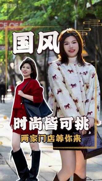 国风时尚皆可挑,你今天想逛哪个馆?#花禾礼国风馆 #福州女装 #福州新中式女装 #福州同城 #中亭街女装
