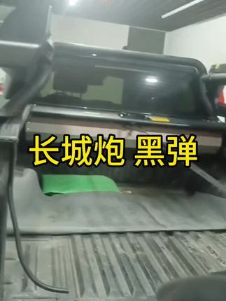 #皮卡卷帘盖 长城炮黑弹,很少的车型,保留原车龙门架,专门设计支架,什么是实力?这,就是实力!