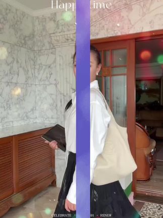 【意大利进口】卡思乐马甲包托特女新款复古上学女士大容量托特包