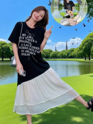 #小清新穿搭 #宽松遮肚 #清凉一夏 #与众不同 #我又心动了