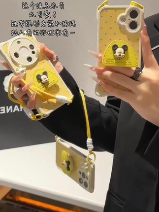 这个波点米奇太可爱了,还带隐形支架还带挂绳,好方便#手机壳 #壳子#壳壳#手机壳推荐#这个手机壳真的长在我心巴上了