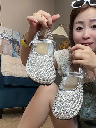 #夏季凉鞋 #时尚潮流女鞋 #夏季穿搭 #高档玛丽珍鞋正版女 #美鞋分享