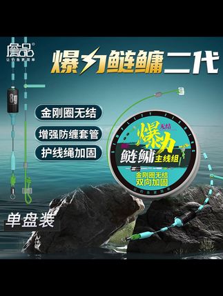 詹品大嘴巴子爆力鲢鳙无结无损成品主线组黑坑湖库大头花鲢白鲢鳙 #钓鱼 #钓鲢鳙 #鲢鳙线组 #浮钓鲢鳙 #渔具用品