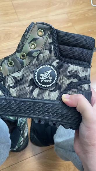 【防水!巨耐磨!】3537正品解放鞋棉鞋男款冬季加绒加厚高帮户外劳保