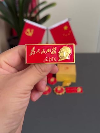 #微章 #像章#红色收藏 #长方形像章