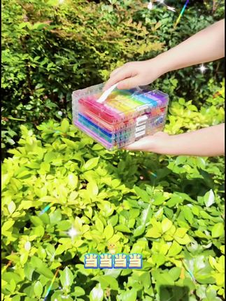 彩笔闪光马克笔荧光笔水彩笔小学生美术专用儿童流沙画闪闪发光笔