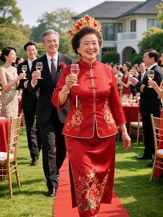 #添喜气喝喜太婆 一杯喜太婆,千年喜文化! #中国喜酒喜太婆 #在家也可以喝的喜酒 开创者 #中国喜酒 国潮喜酒 #喜太婆