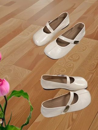 芒果头平底单鞋#软底轻便舒适#浅口单鞋