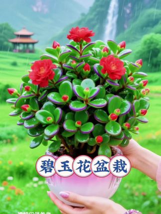 碧玉花,又名豆瓣绿,妥妥的室内绿植“全能王”!叶片翠绿欲滴、圆润肥厚,活脱脱一块块温润的碧玉,给你清新呼吸空间;开花时香气四溢,满室芬芳超治愈。养护还特省心,不用复杂技巧,定期浇水就蹭蹭长。不管是书桌、窗台还是客厅角落,摆上一盆,立马为生活添上盎然绿意与满满生机#碧玉花#花卉绿植 #爱生活爱养花 #好看的花一定要分享给你 #养花人的乐趣