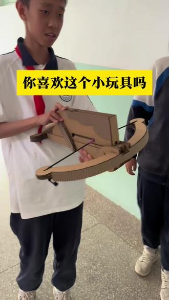 男生们都喜欢的玩具#连弩#手工#科学教育