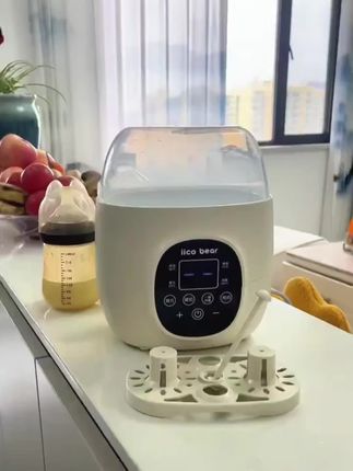 抖音旗舰 亿可熊宝宝暖奶器热奶母乳解冻快速加热恒温 温奶控温奶瓶消毒器#热奶器@DOU+上热门