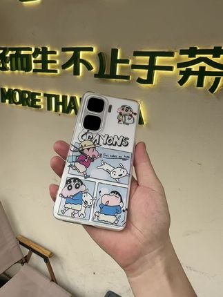 散热防摔透明壳#手机壳 #手机壳推荐 #蜡笔小新手机壳 #透明手机壳