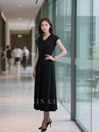 #高级感穿搭 #显瘦连衣裙 #连衣裙 #百搭连衣裙#A字长裙