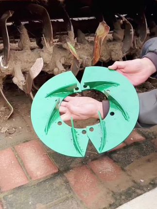 一对装)旋耕机防缠草护轴刀护轴神器#助力三农 #五金农具#旋耕机护轴刀#旋耕机配件