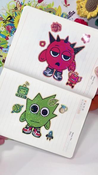 全新款蛋版节奏盒子贴纸~你们喜欢哪一个角色呢?#节奏盒子 #蛋仔派对 #贴纸 #换装贴纸 #儿童玩具