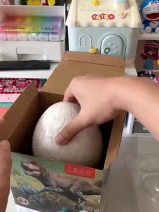 儿童恐龙化石考古挖掘玩具! #儿童恐龙化石考古挖掘玩具 #宝石手工DIY #大恐龙蛋寻宝