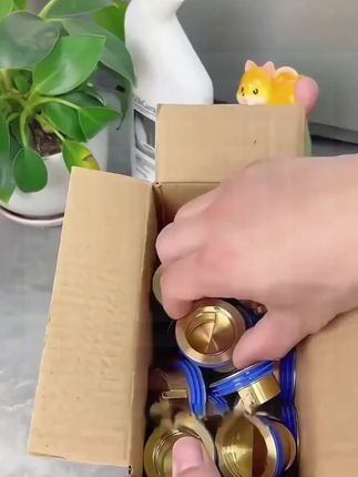卫生间装上一款这样的#防臭地漏芯 黄铜材质,经久耐用,有水打开无水闭合,可以有效防虫防臭!#实用好物 #