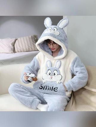 珊瑚睡衣冬季男士秋冬季加厚加绒法兰绒青少年保暖卡通家居服套装#好物推荐🔥 #睡衣家居服 #强烈推荐 #秋冬穿搭 #高品质童装