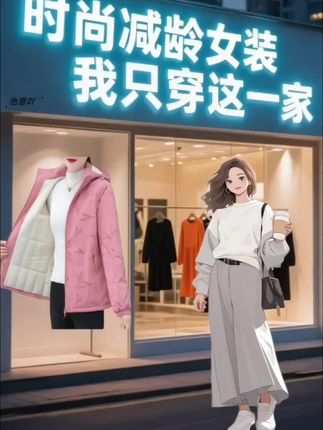 #时尚穿搭 #秋冬穿搭 #冲锋衣#气质减龄#谁穿谁好看