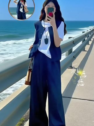 #时尚穿搭 #套装 #夏季穿搭 #减龄穿搭 #套装两件套